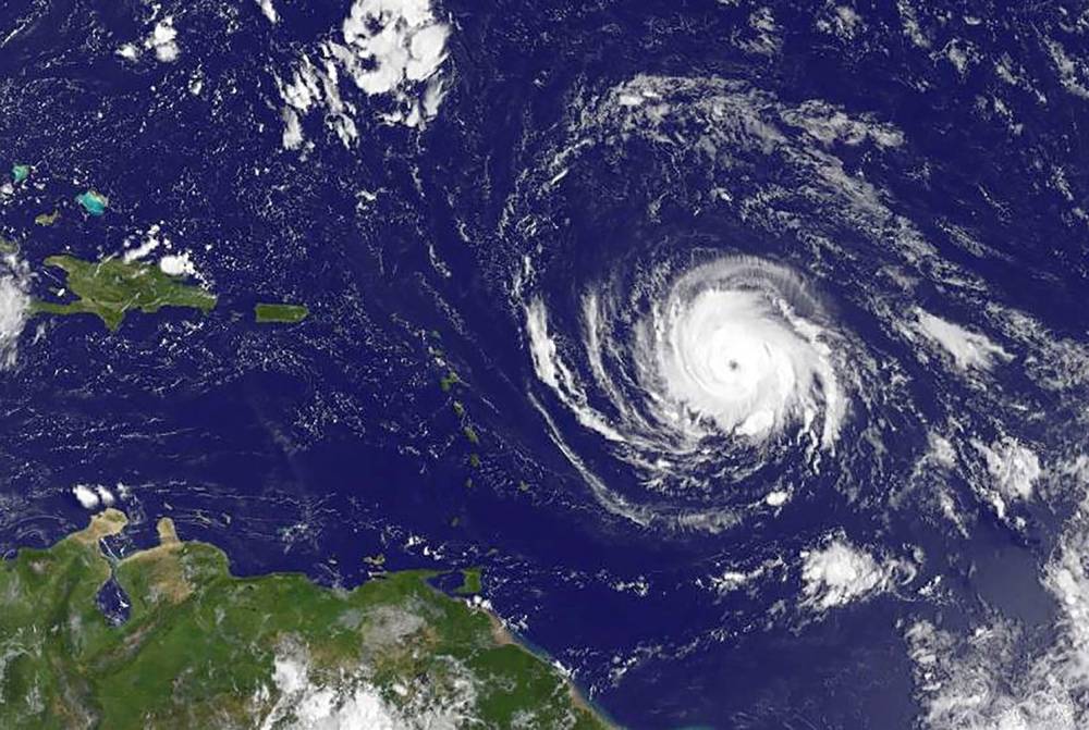 Hurricane Irma strengthens to category four storm. Photo: NBC News