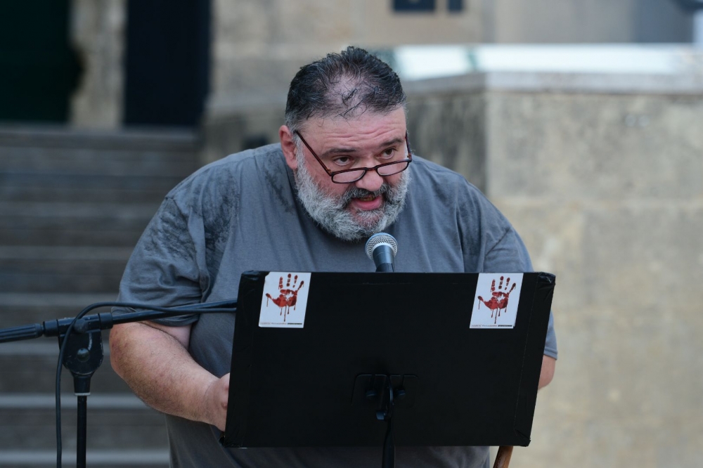 PEN Malta president Immanuel Mifsud (Photo: James Bianchi)
