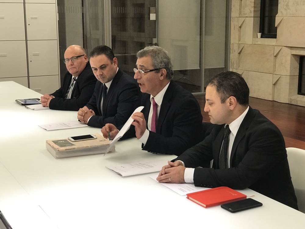Evarist Bartolo and Owen Bonnici reiterated government's commitment to safeguarding freedom of expression