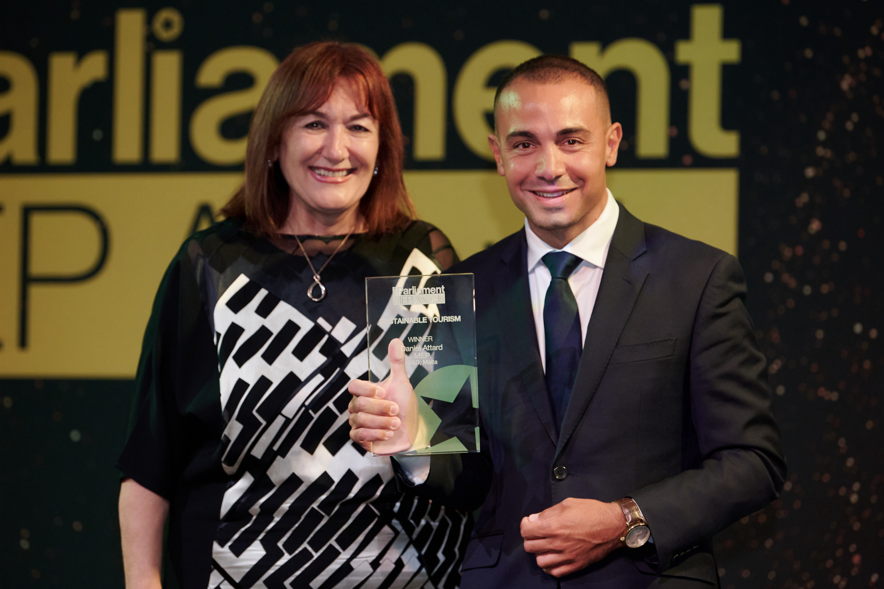 The award for best MEP in this field was presented to Daniel Attard by European Commissioner for the Mediterranean, Dubravka Šuica.