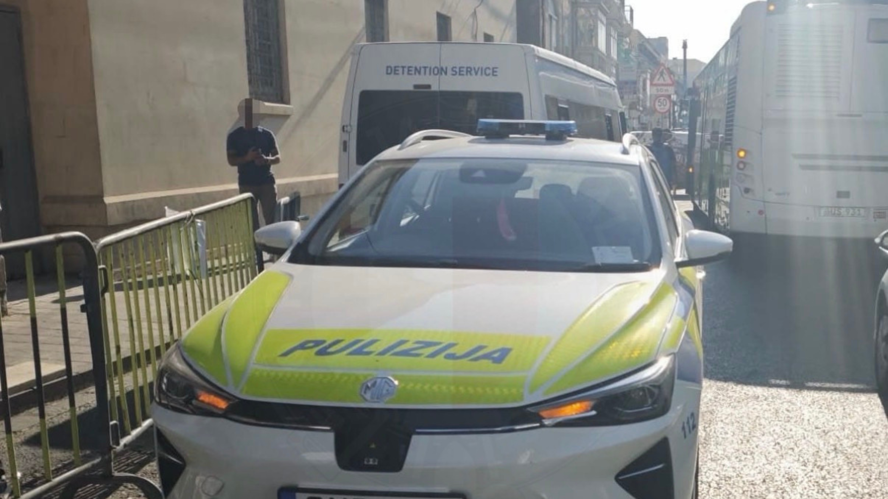 Police were assisted by officers from the Detention Services Agency (Photo: Police Communications)