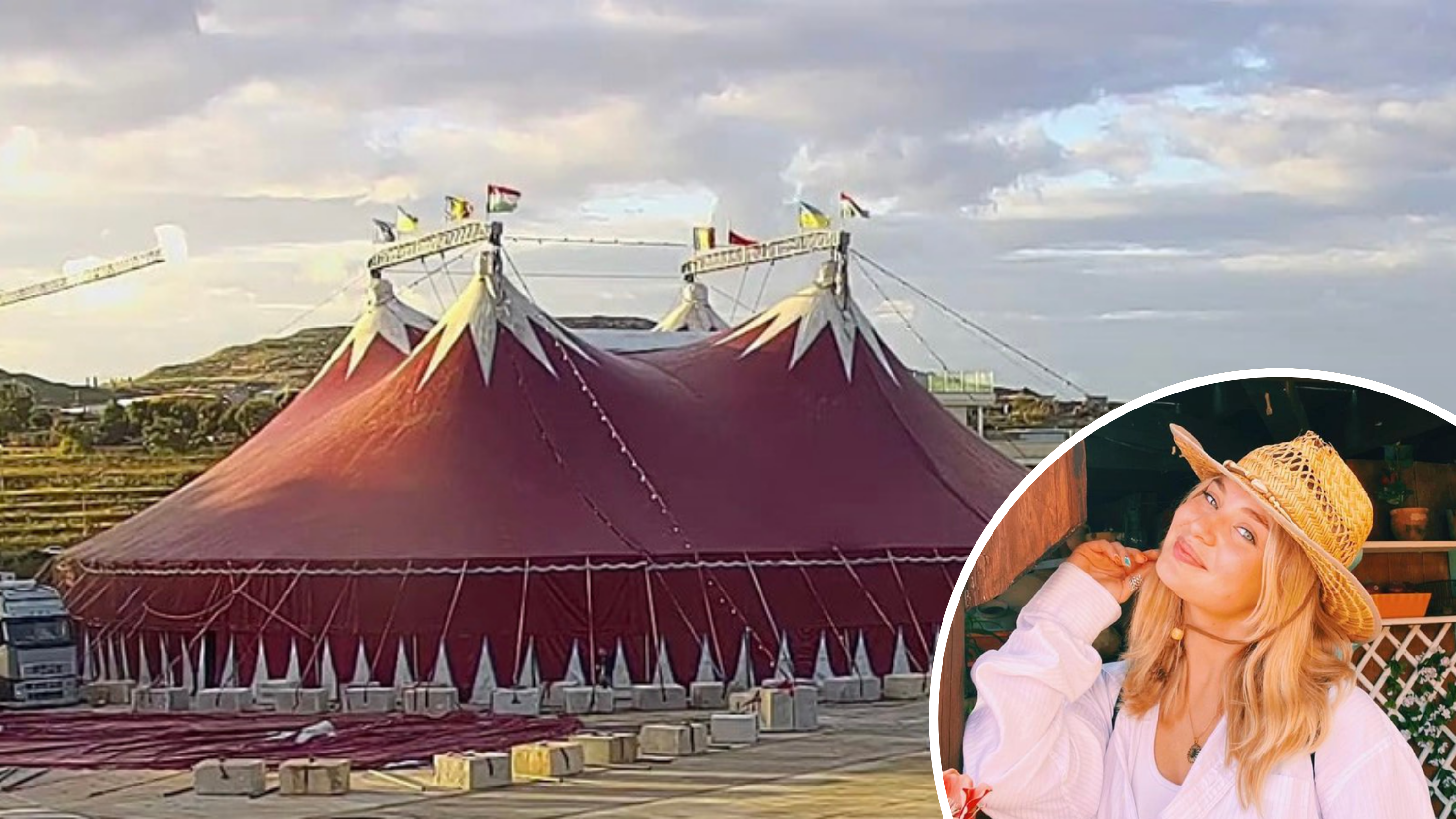 Influencer Sarah Micallef Angelica Grech (inset) was fined for posting a video on social media jokingly suggesting burning down a circus at Splash and Fun following her outrage over the use of a live duck in a performance at the venue 