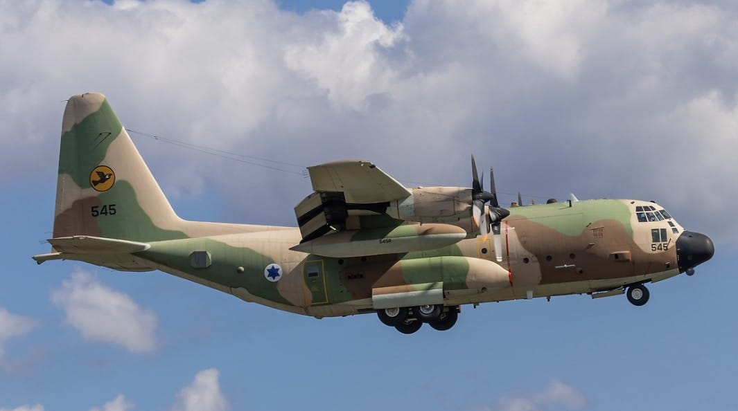 An Israeli air force KC-130 Hercules aircraft had circled over Hurd’s Bank several hours before the drone attacks on the aid ship
