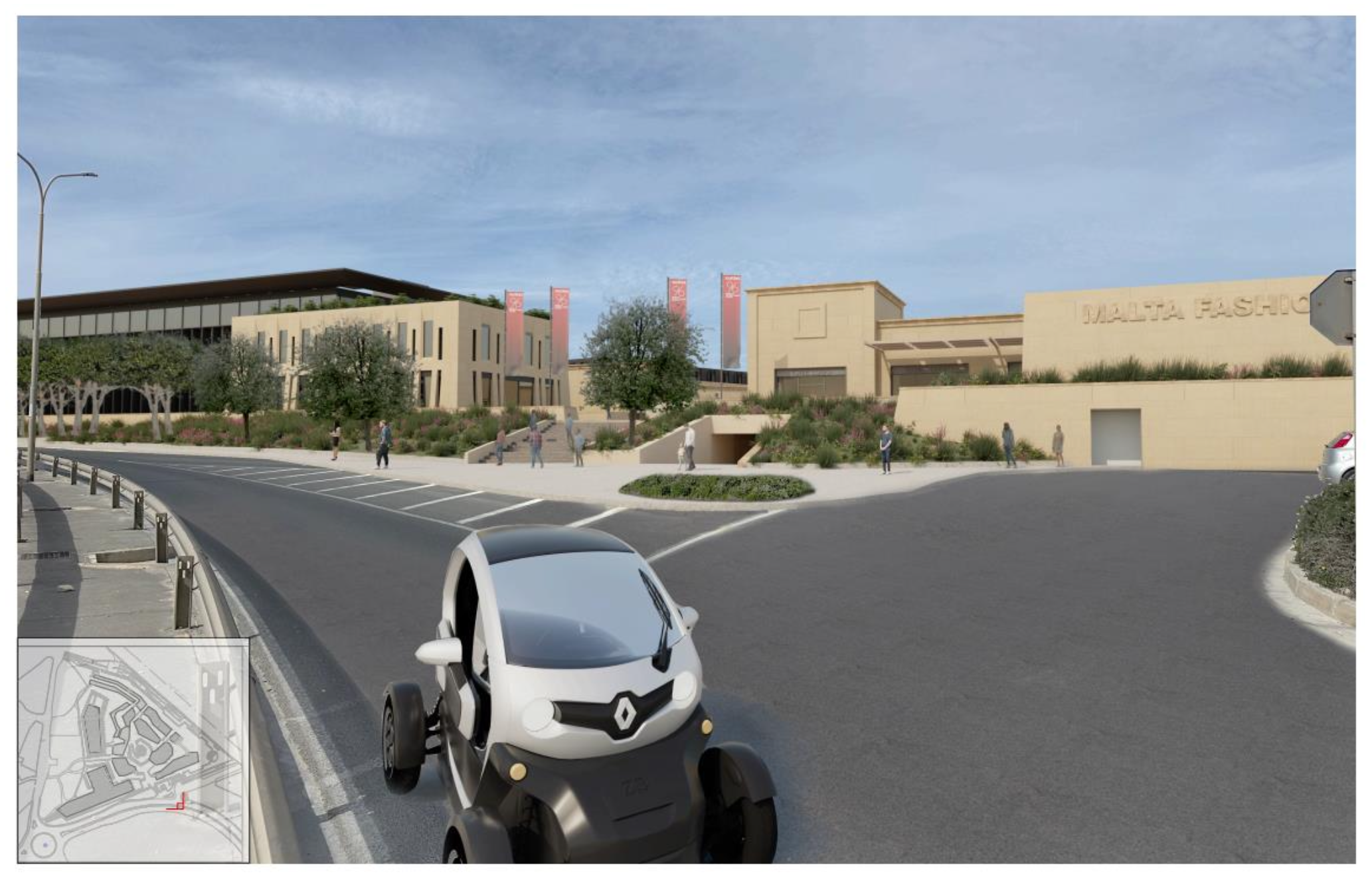 The site is owned by Elbros, which has filed the planning application, but the project description statement was filed by a company owned by Easysell and the Tumas Group