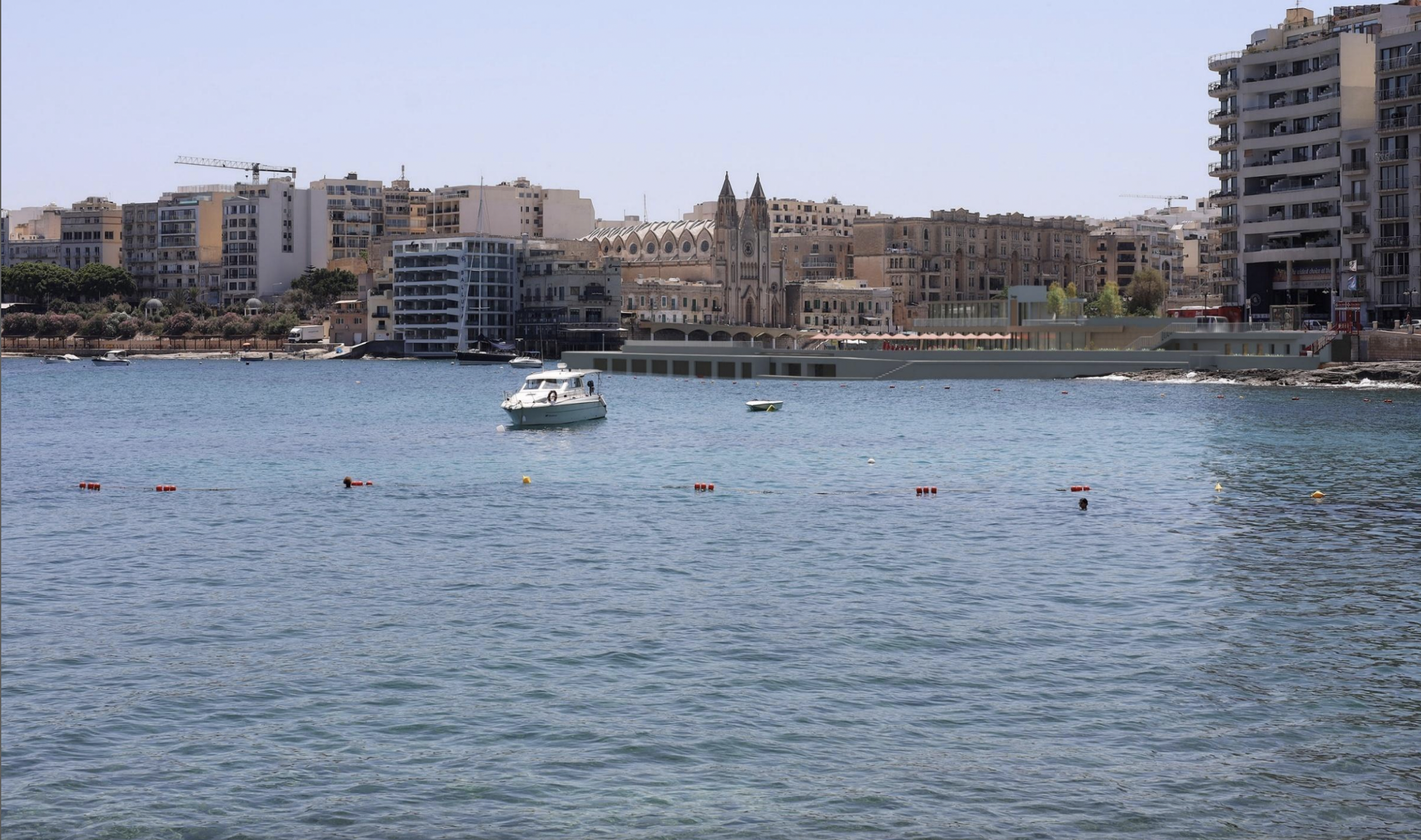 A photomontage of the pitch from Xatt is-Sajjieda