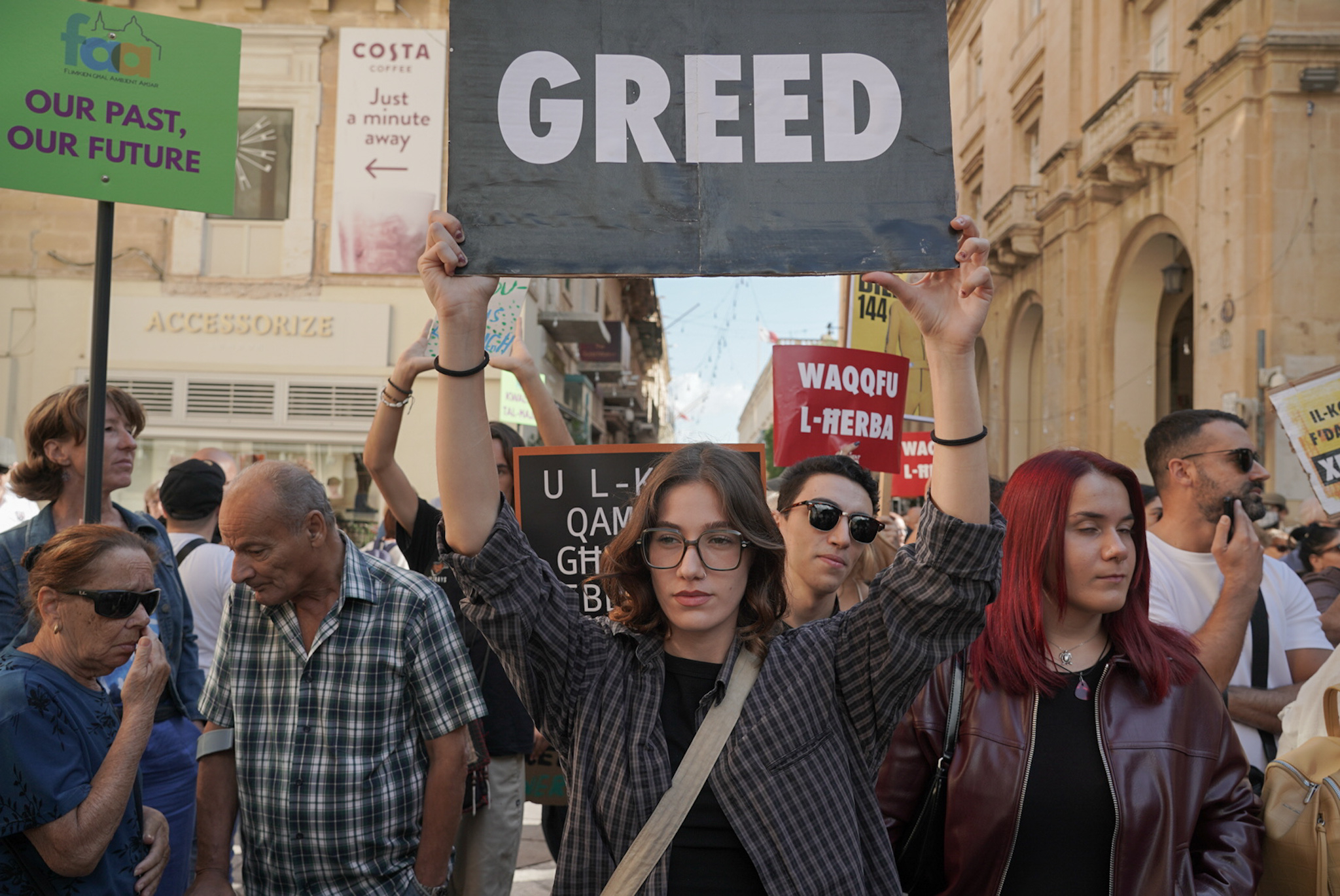 WATCH | Protesters fill Valletta streets to voice anger against government’s planning changes