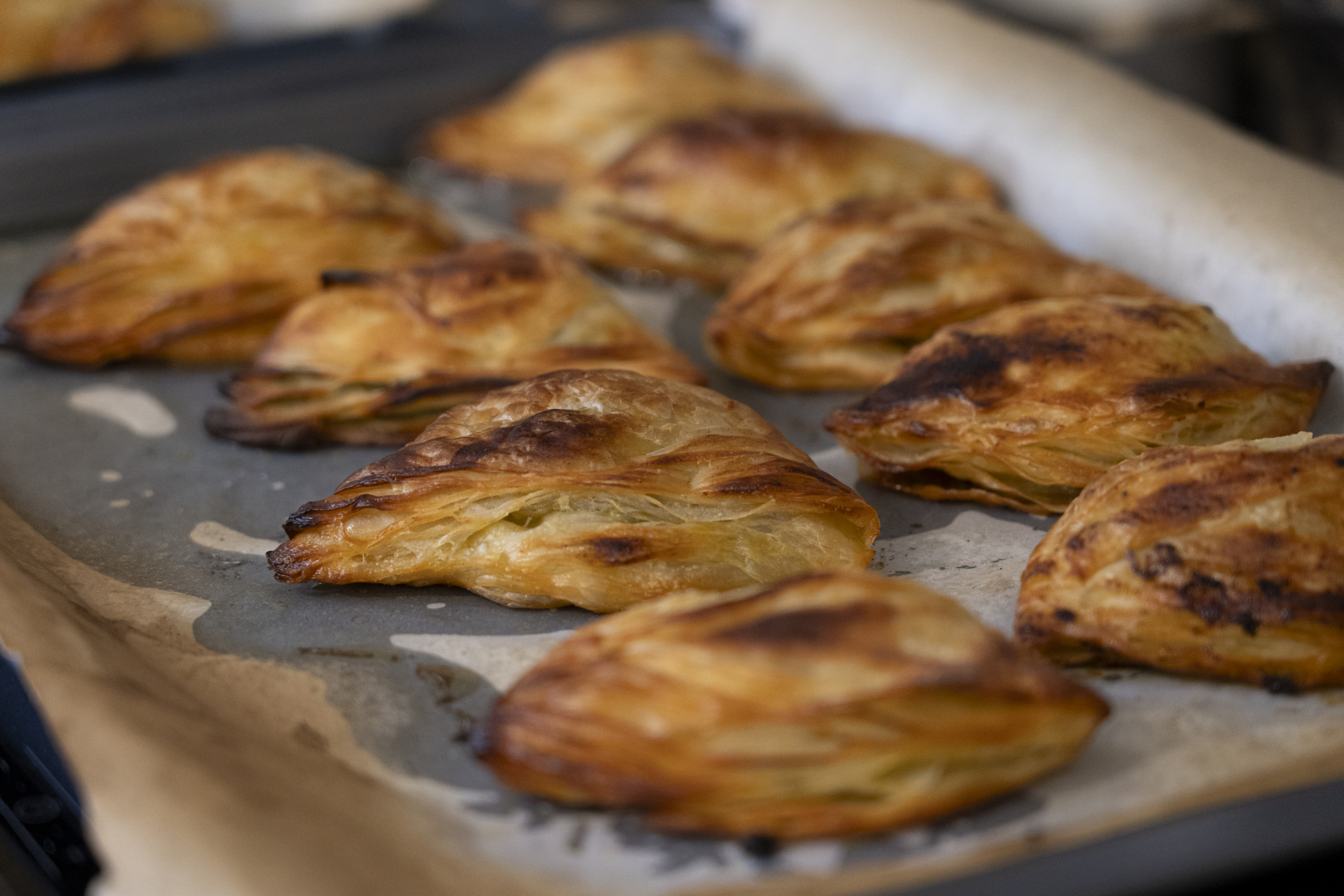 Freshly baked pastizzi (Photo: James Bianchi/MaltaToday)