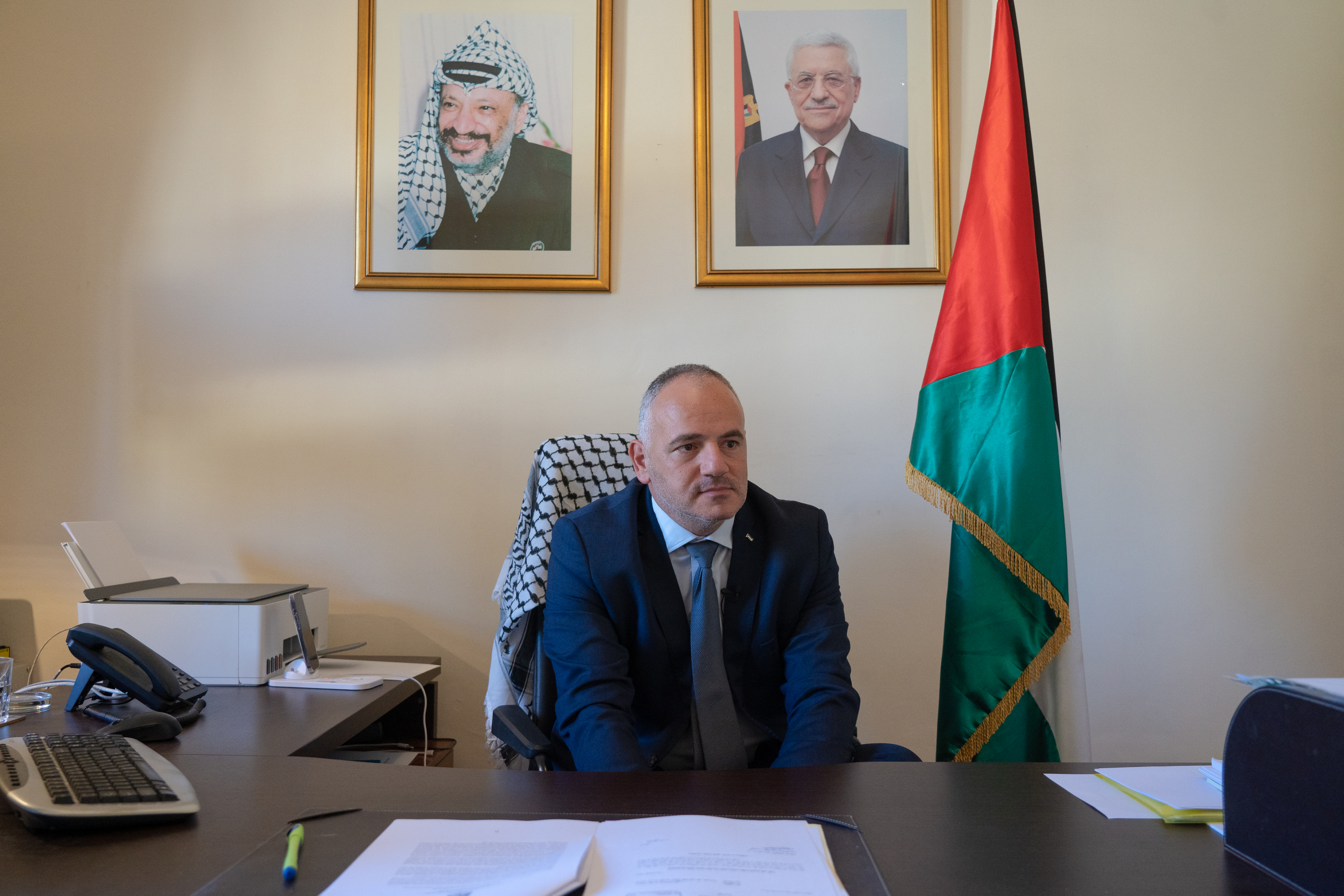 Palestinian ambassador optimistic on Trump plan but peace prize can wait