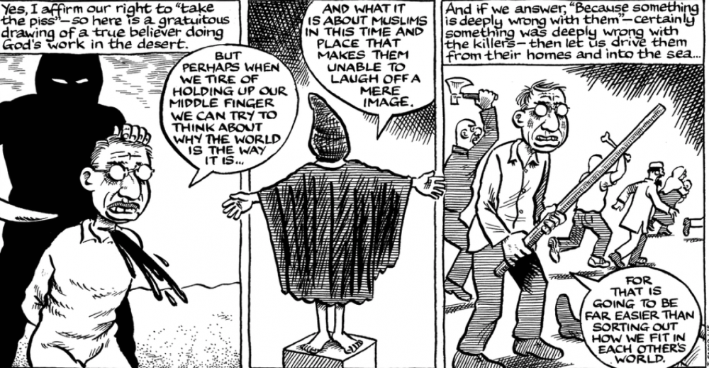 The Guardian, 'On Satire' by Joe Sacco