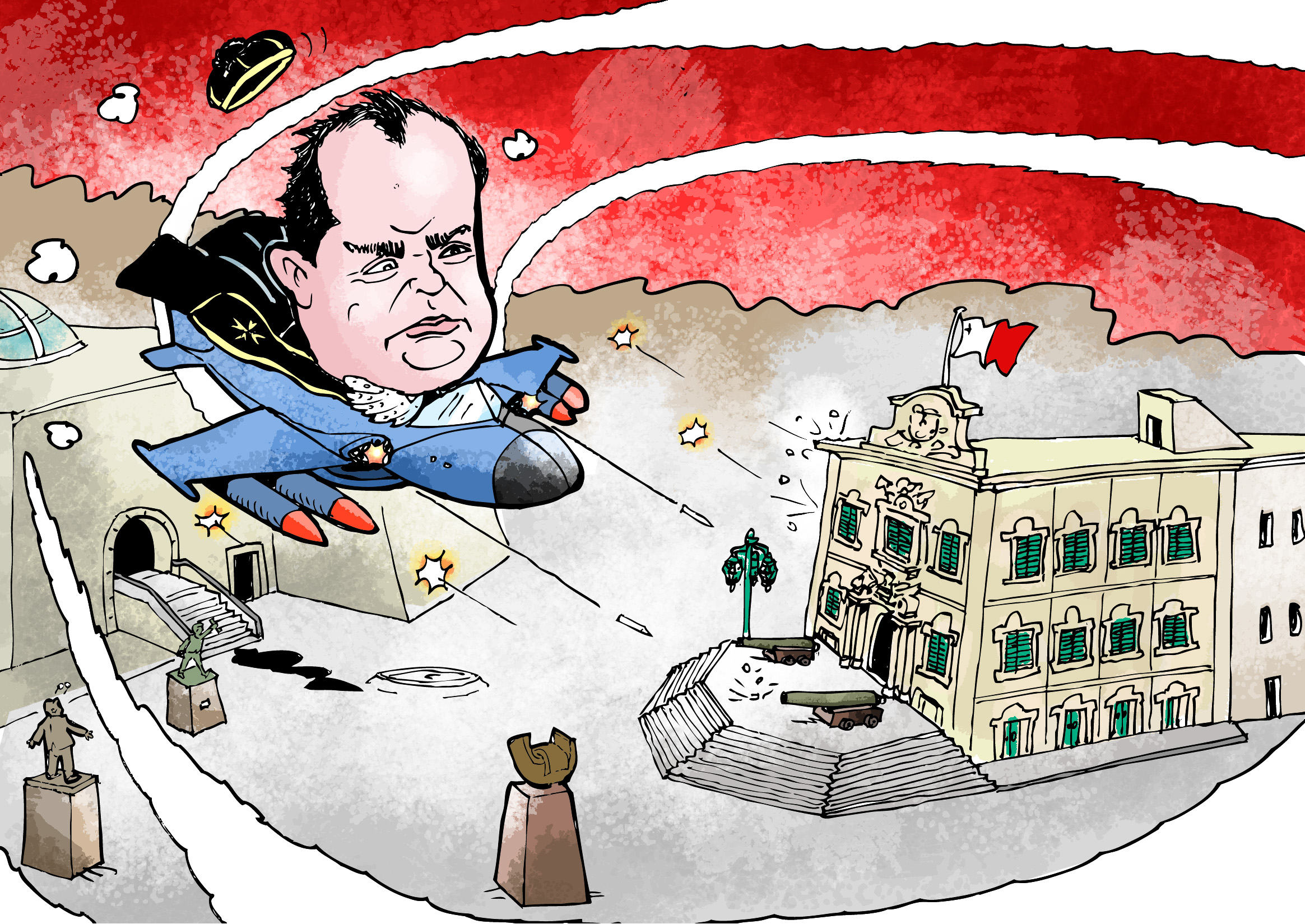 Cartoon by Mikiel Galea