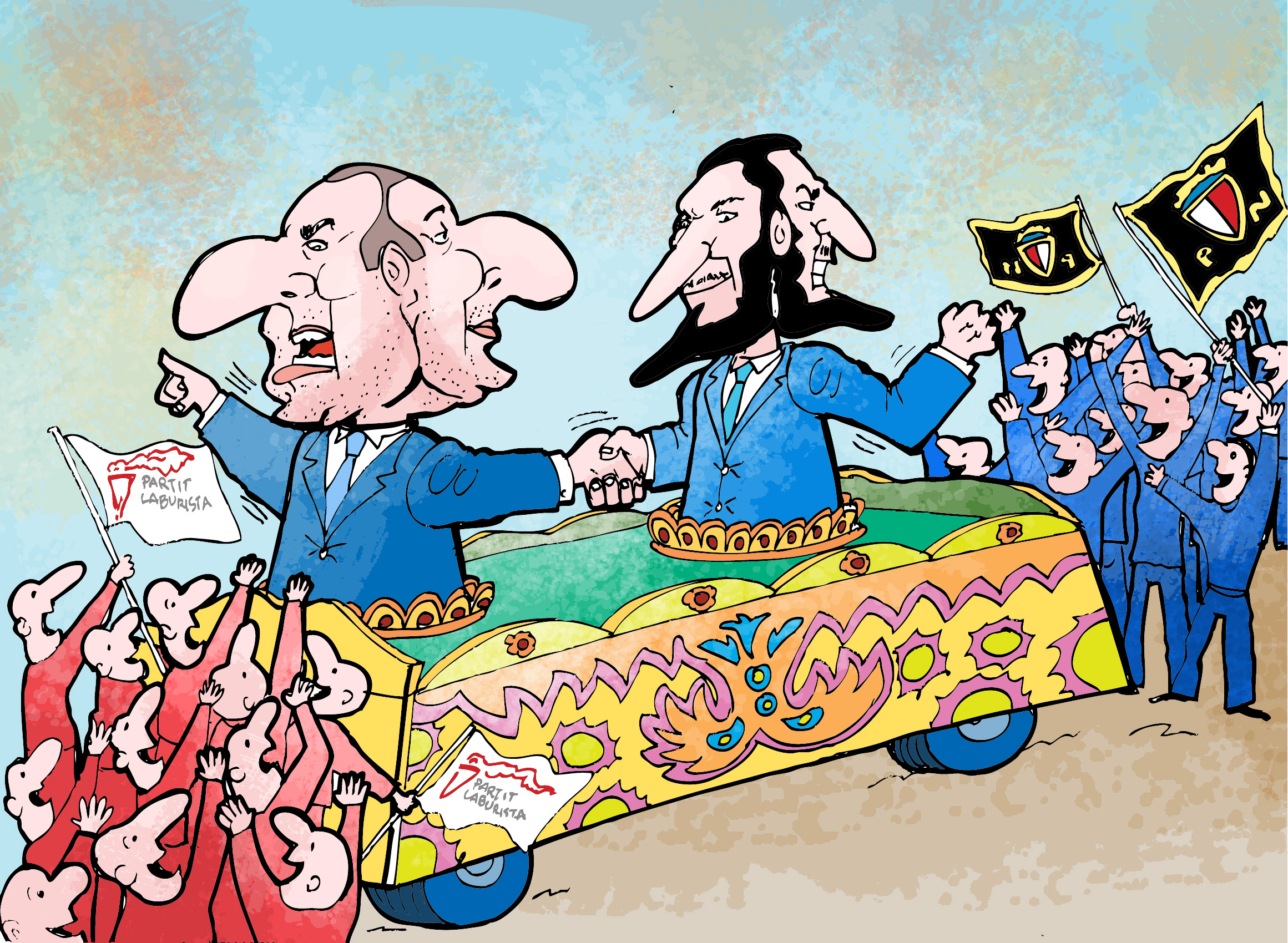 Cartoon by Mikiel Galea