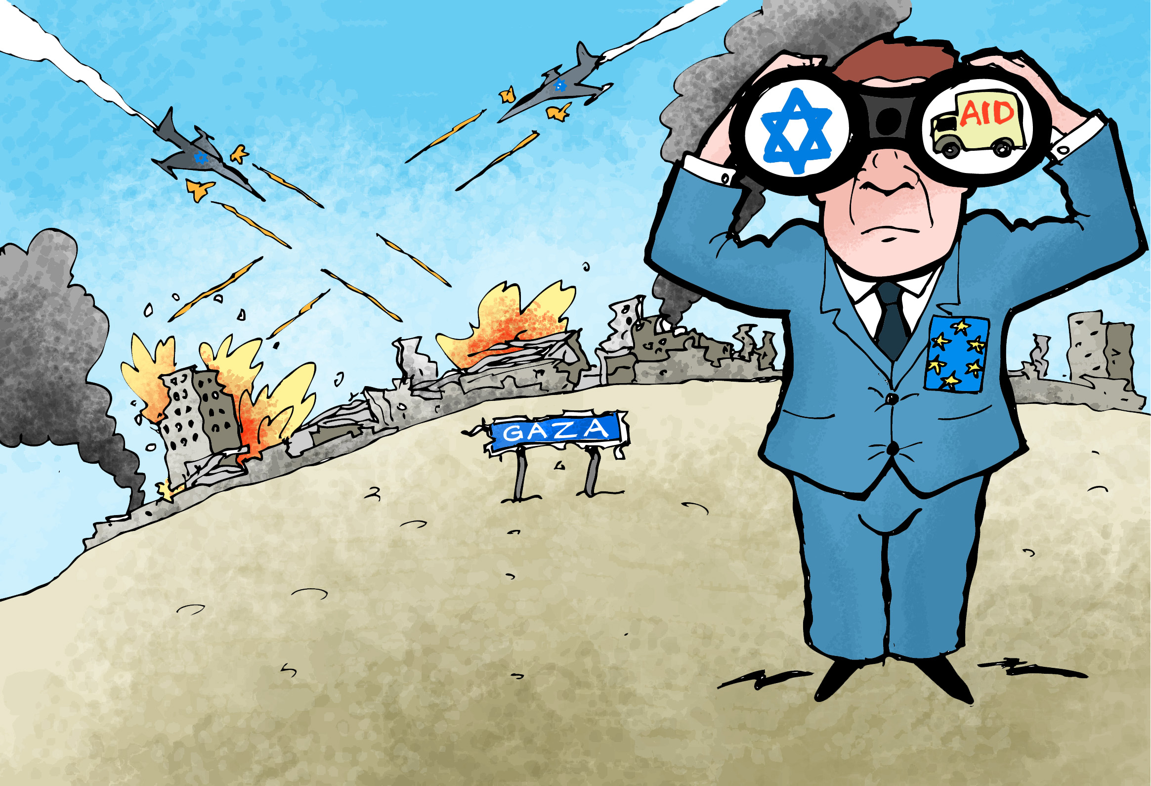 Cartoon by Mikiel Galea