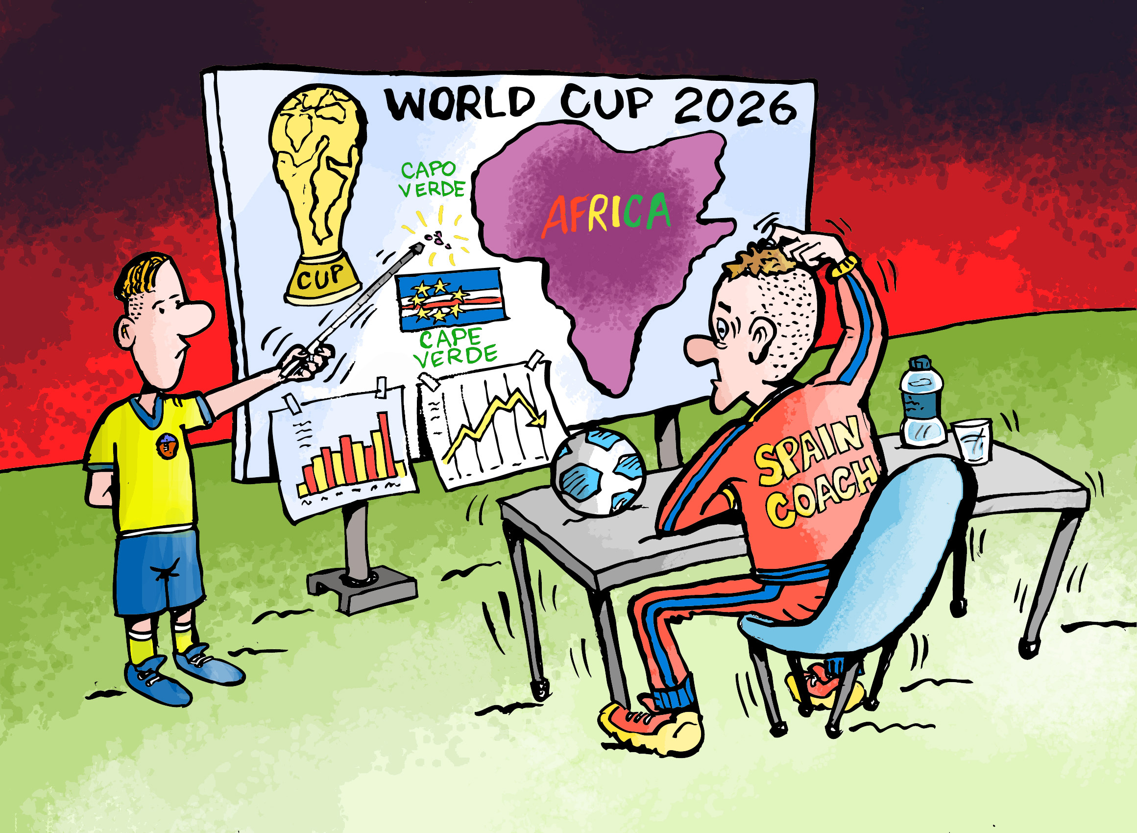 Cartoon by Mikiel Galea
