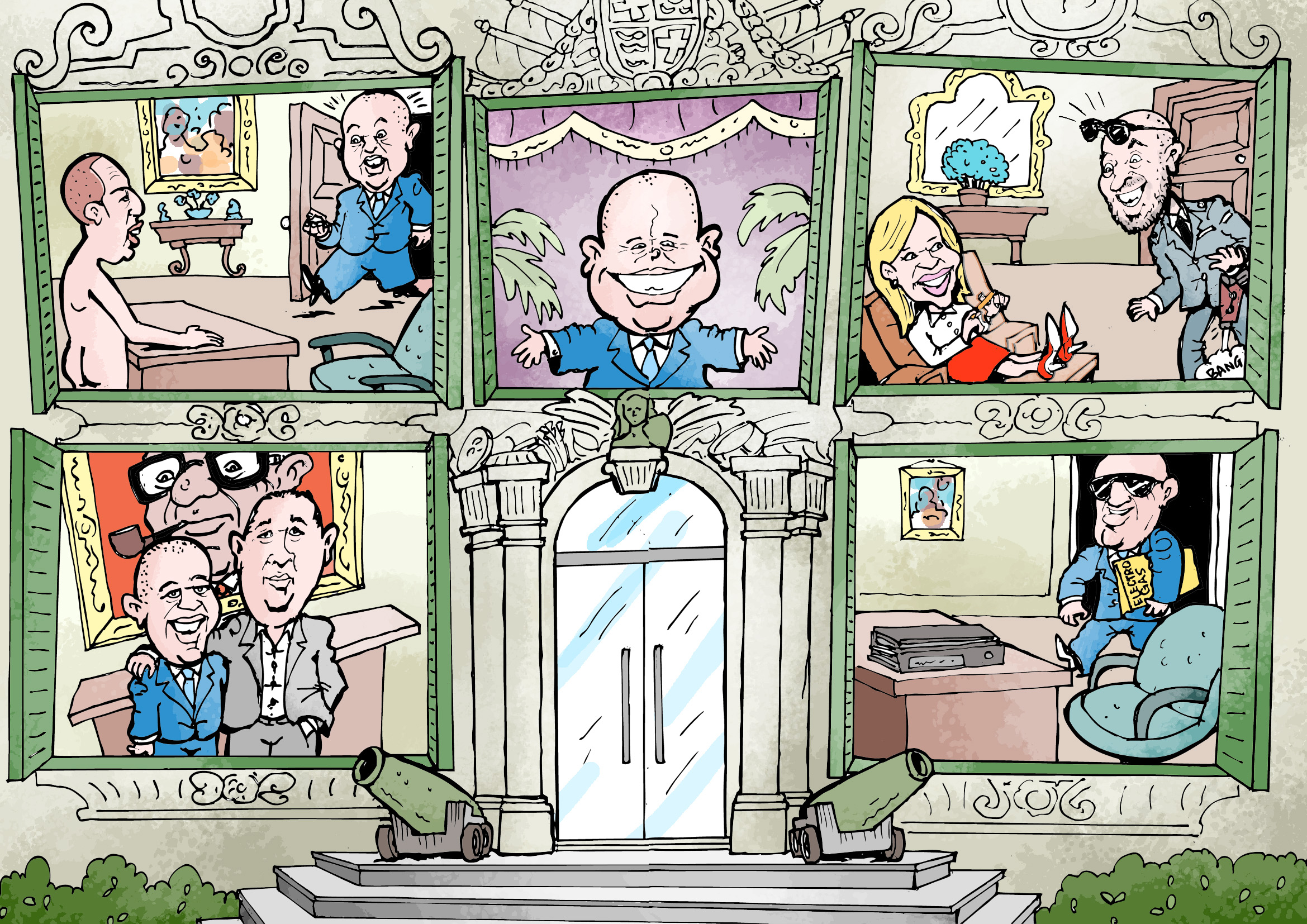 Cartoon by Mikiel Galea