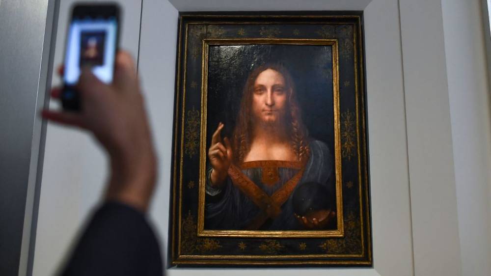 The painting, 'Salvator Mundi,' Italian for 'Savior of the World,' was sold Wednesday by Christie's auction house (Photo: Wilx)