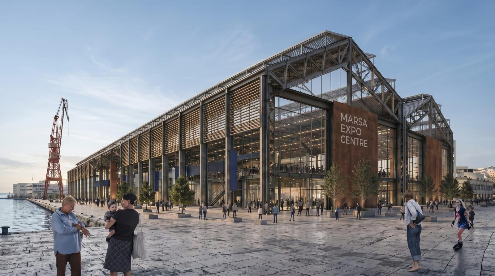 A visual of the expo centre in Marsa proposed by the Nationalist Party (Photo: PN)
