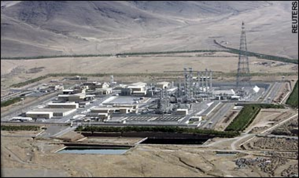 Iran dismisses concerns that the plant is being used to build a nuclear weapon.