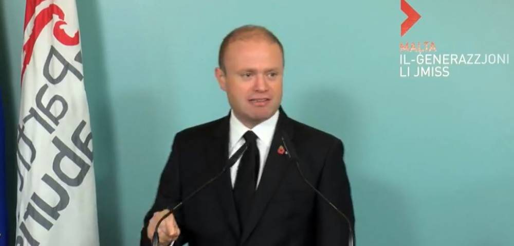 Prime Minister Joseph Muscat