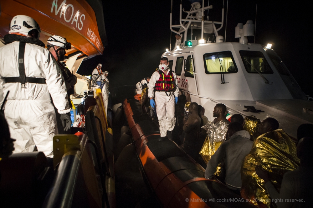 The MOAS Responder assisted the Italian Red Cross in the rescue mission