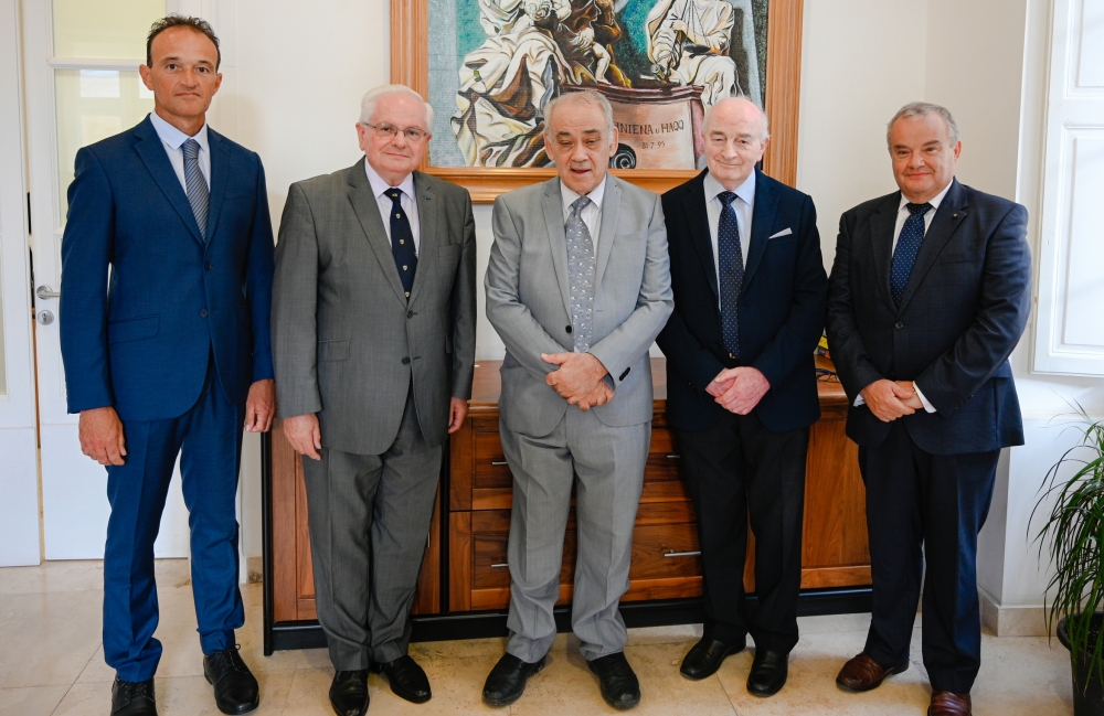 Former Ombudsman Anthony Mifsud (centre) seen here in September 2022 when he appointed commissioners within his office. Mifsud continued to discharge his functions fully despite his term having ended in March 2021. At the time his replacement, which required a two-thirds majority, was not yet agreed upon and all sides interpreted the Constitution in such a way that allowed him to remain in office until agreement was reached. Mifsud’s replacement, former Judge Joseph Zammit McKeon was only appointed in March 2023. (Photo: Ombudsman) 