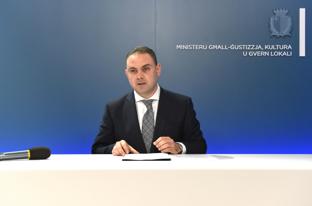 Justice Minister Owen Bonnici (Photo: DOI)