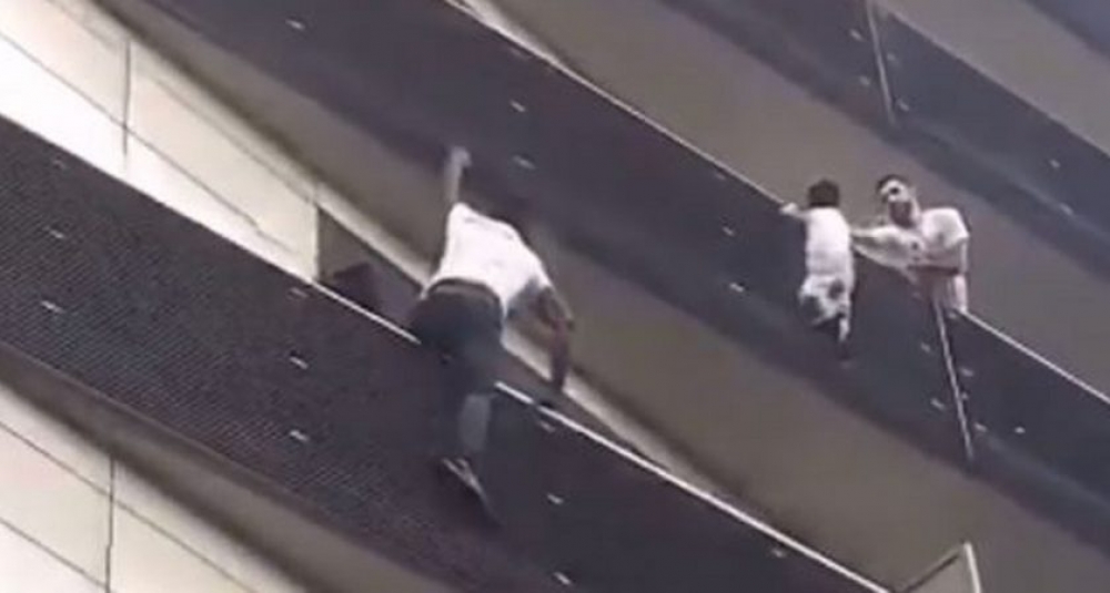 WATCH] Mamoudou Gassama: 'Spiderman' of Paris scales building to rescue dangling boy
