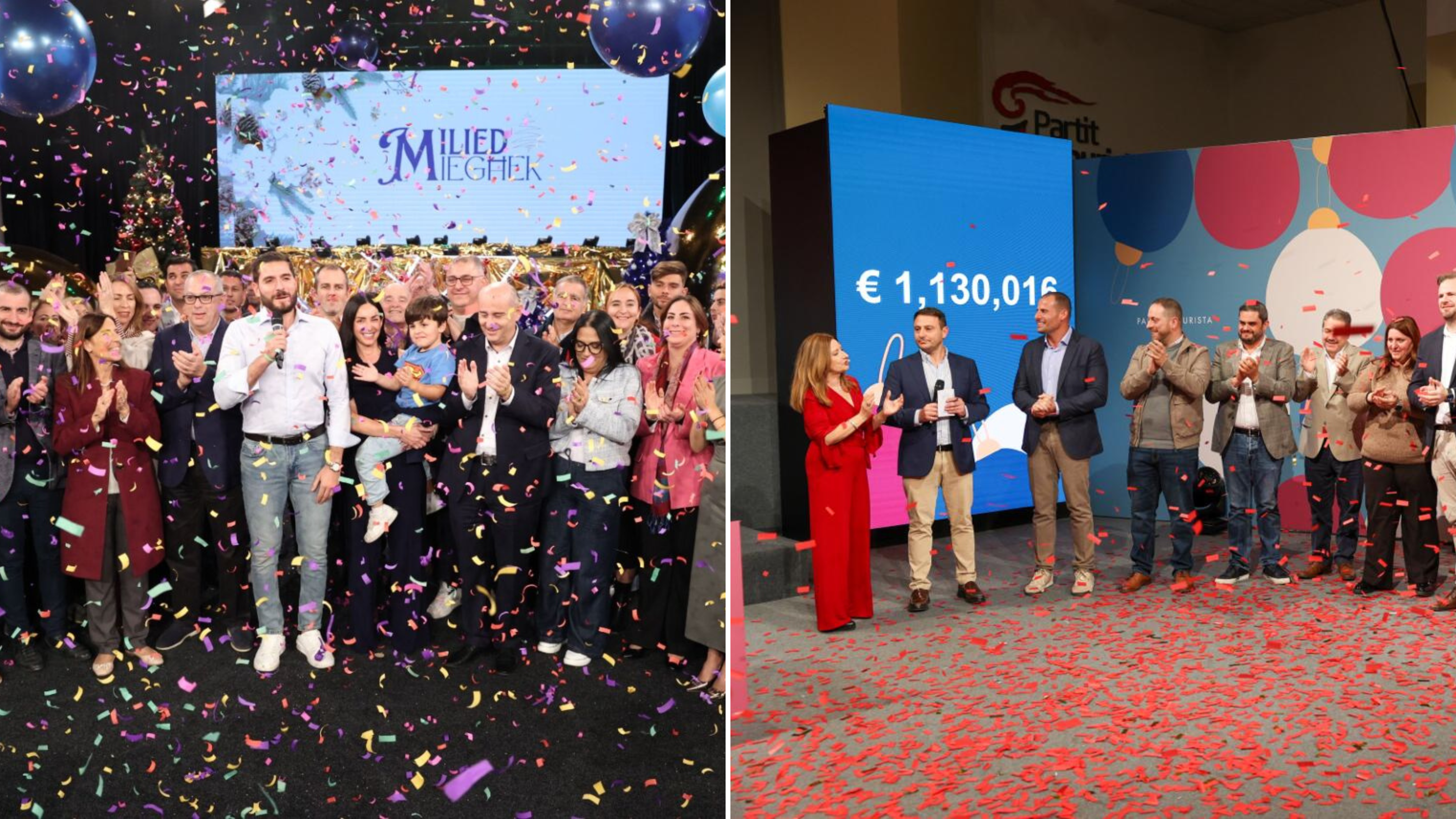 More than €1.8 million collected in record party fundraising marathons