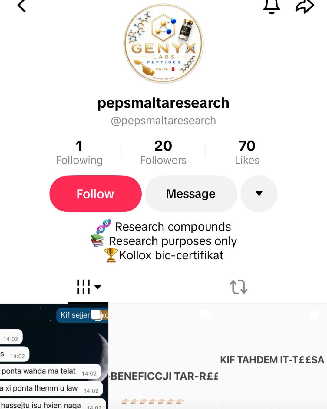 Some vendors claim to sell peptides for research purposes only, but post customer reviews and claimed benefits of using peptides.