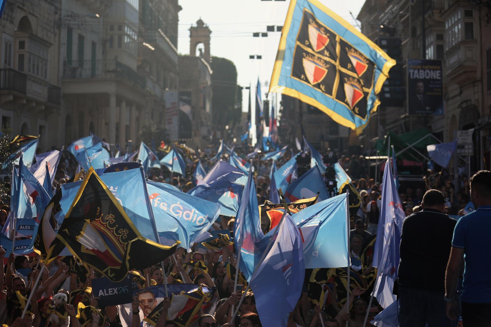 PN mass meeting in Gozo