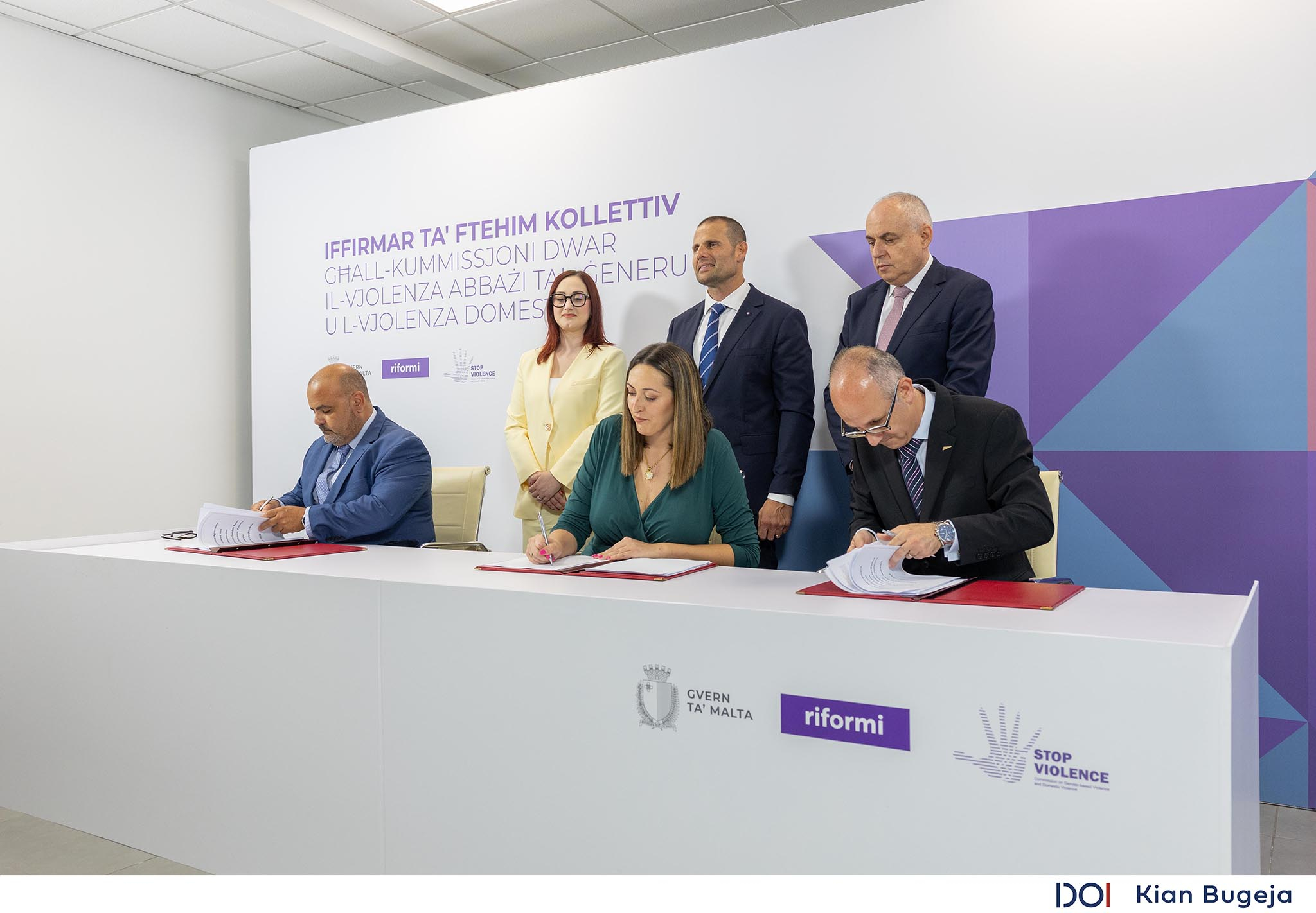 First collective agreement signed for workers at Gender-Based Violence Commission