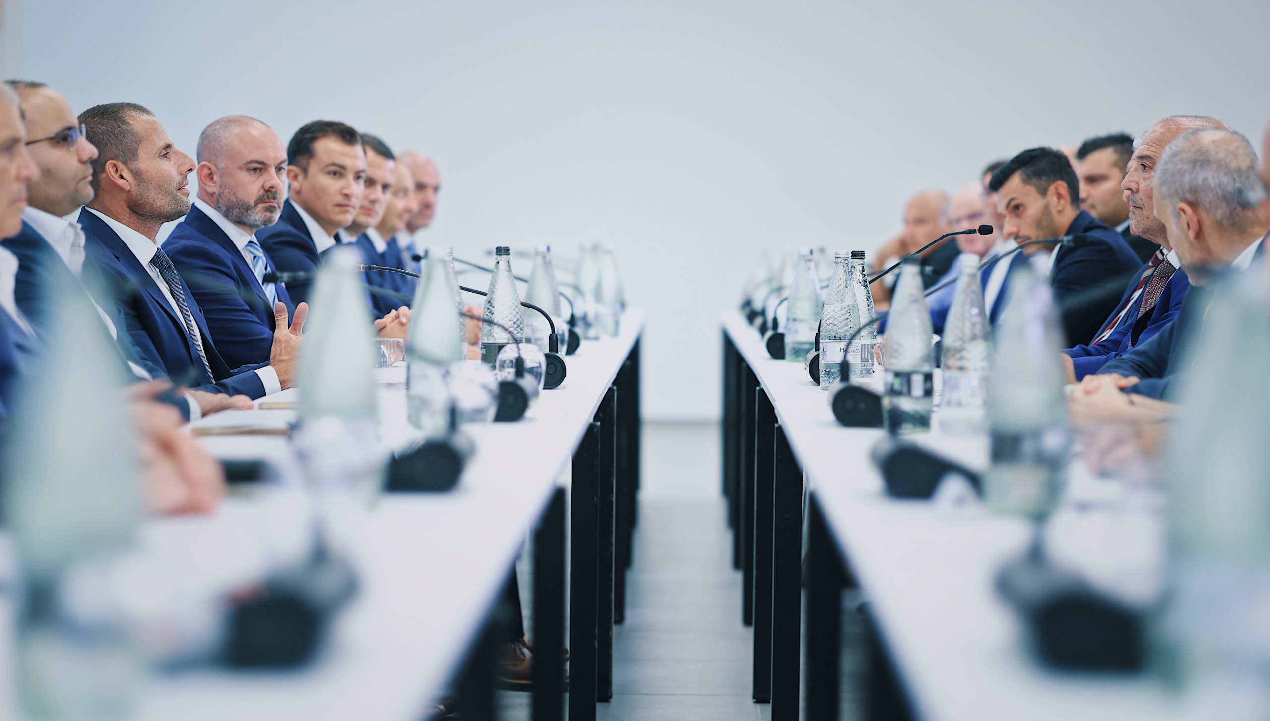 Gozo Regional Committee members meeting with government ministers 