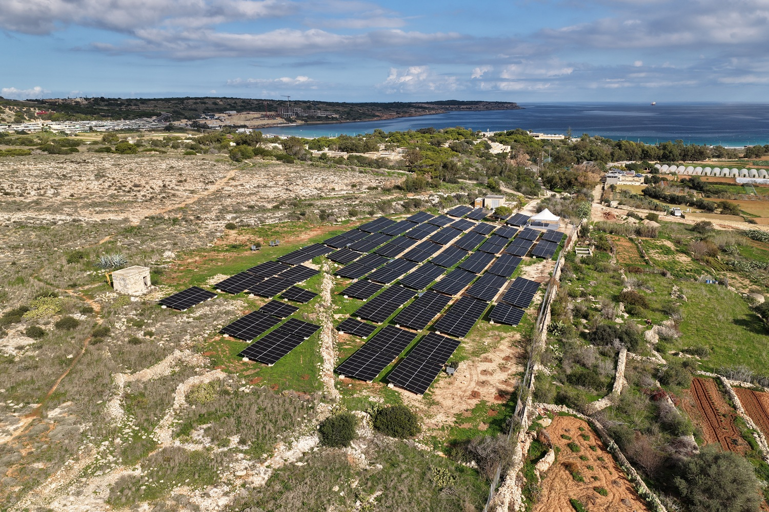 Solar Farm project installed at The Danish Village (Photo: MEEC)
