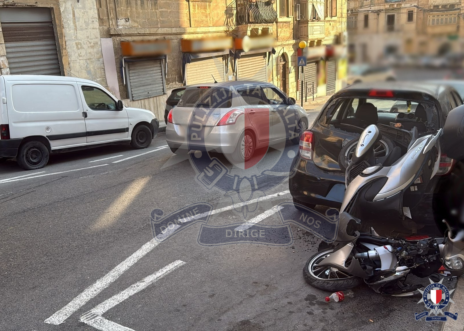 The accident happened at around 7:30am on Friday, when police were called to the scene