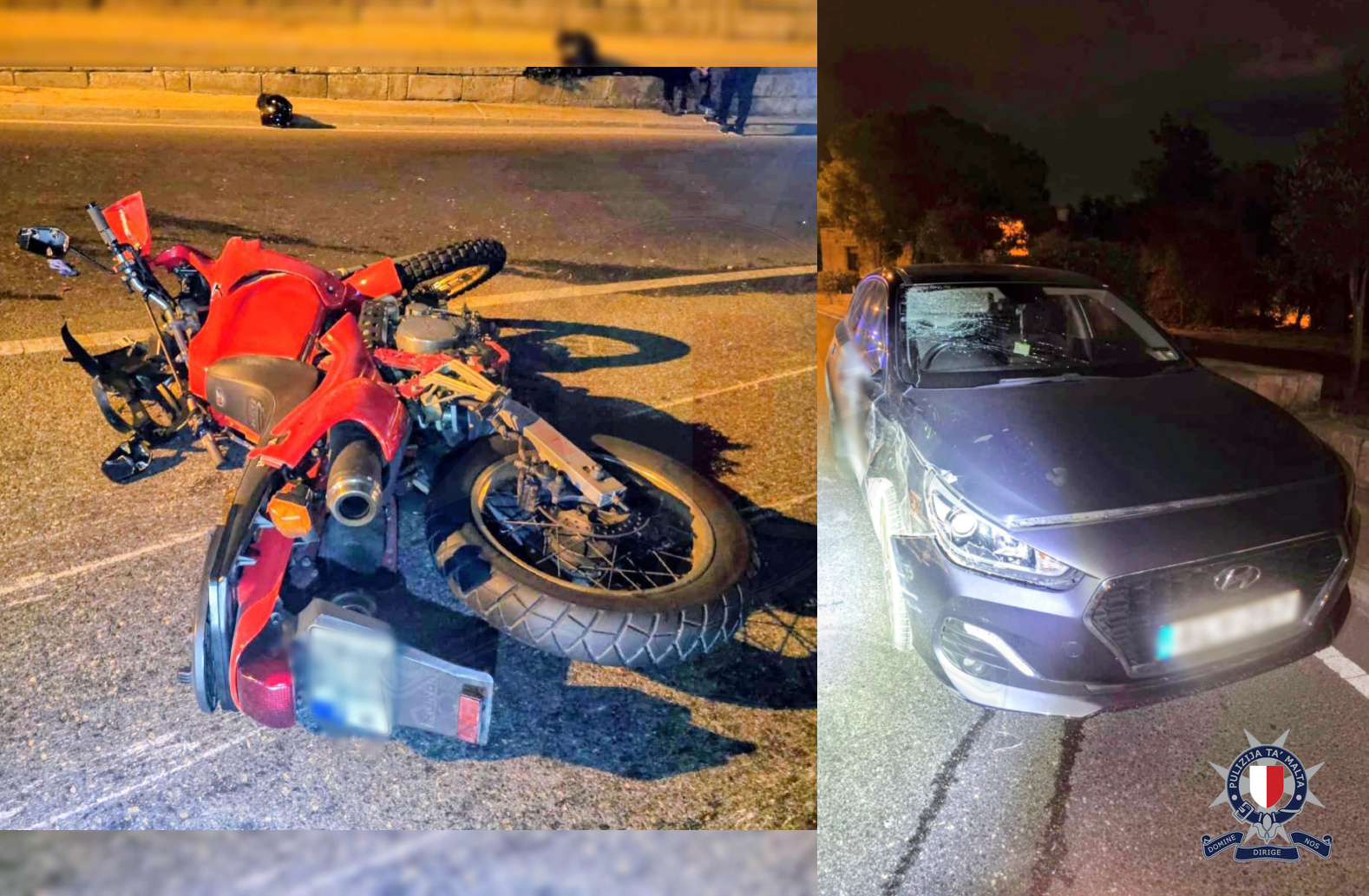 Motorcyclist seriously injured in Bormla traffic accident
