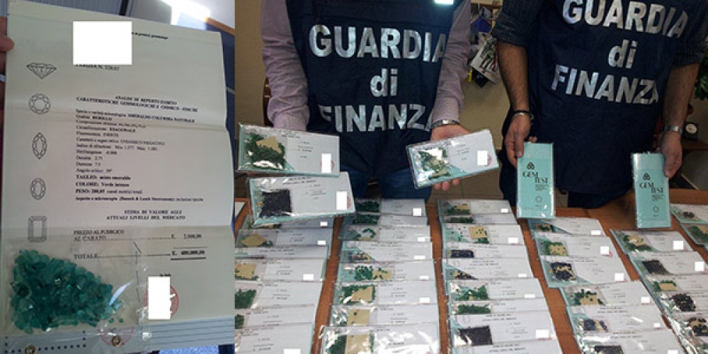 Precious stones destined for Malta confiscated by Italian police