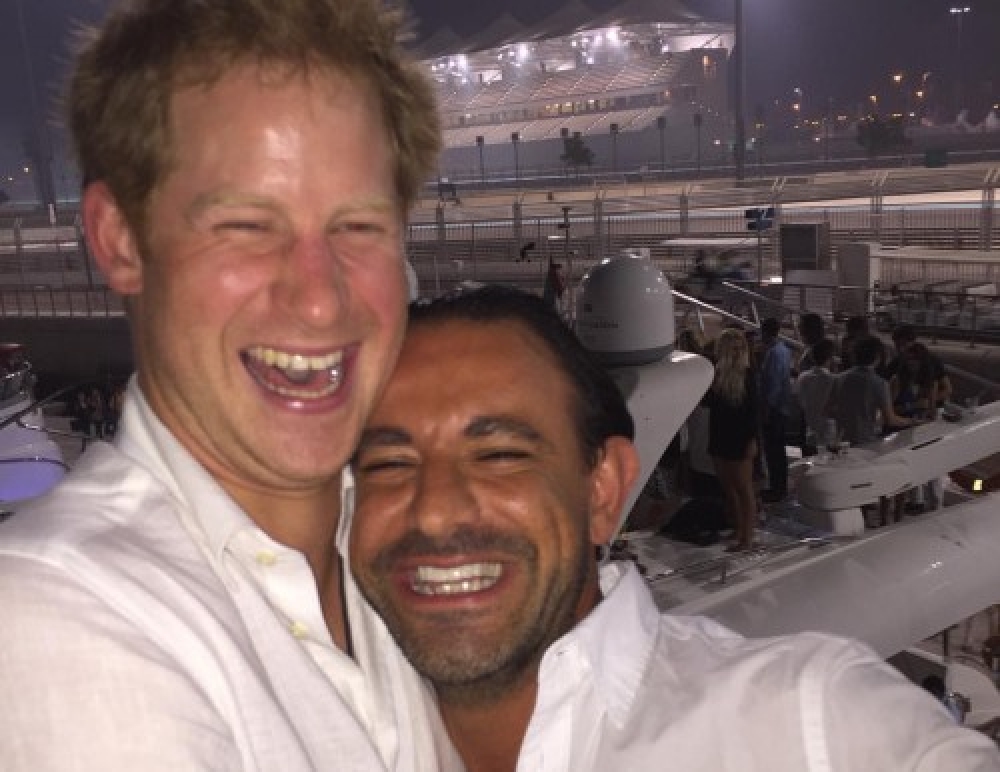 Prince Harry with Fidelio Cavalli 