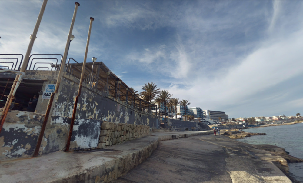 The Qawra development will replace three adjacent lidos