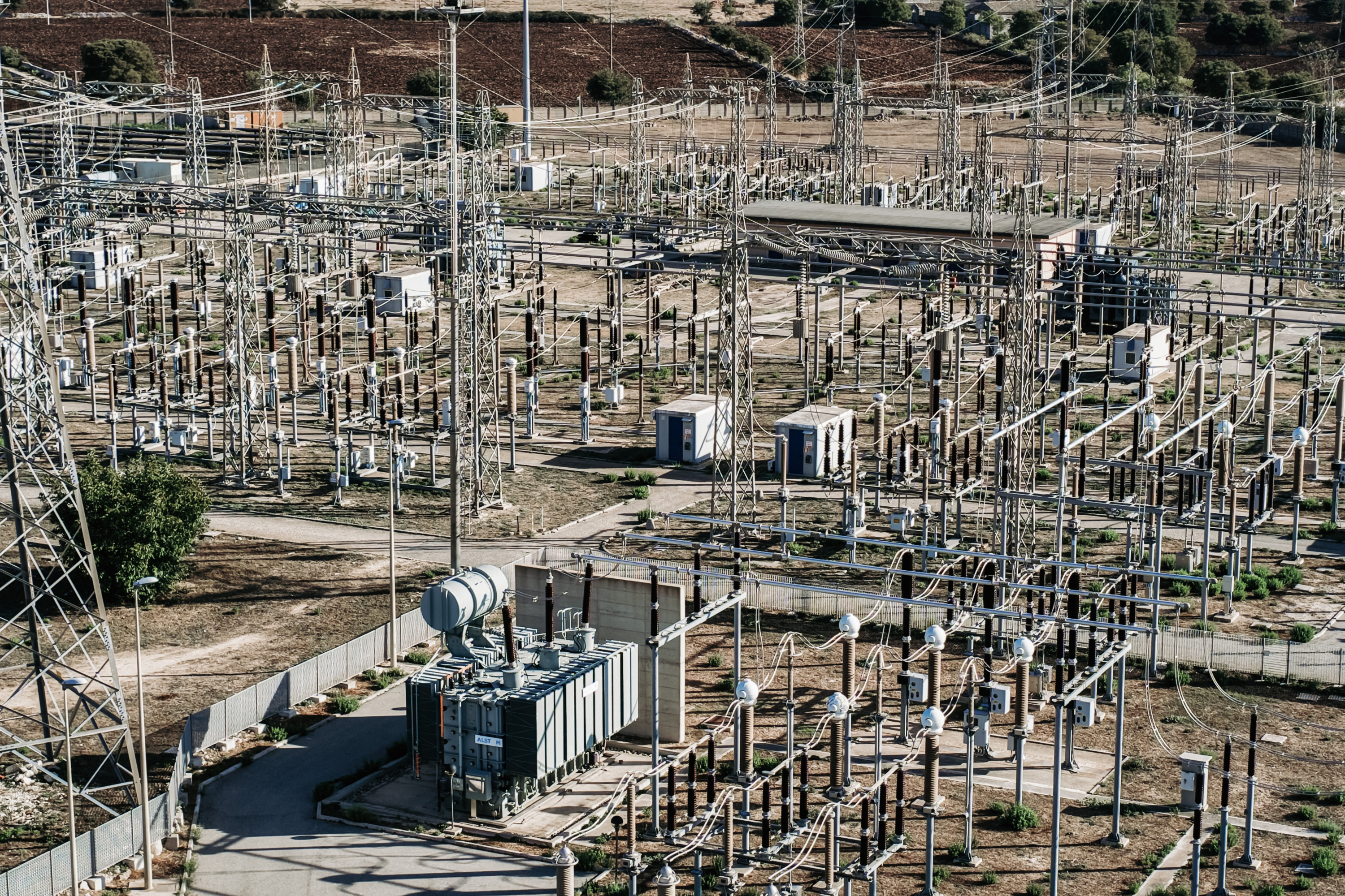 The Ragusa electricity station from where Malta gets its imported electricity from