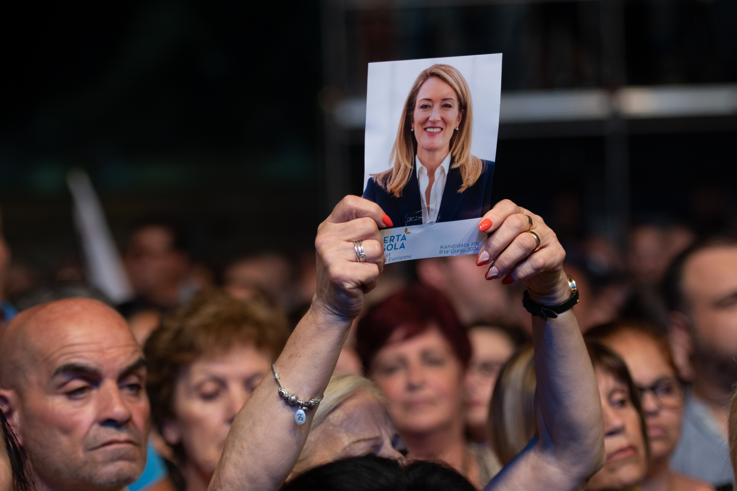 Roberta Metsola received a record number of votes in last year's European election but despite mounting pressure on her to come and lead the PN she appears to have chosen Brussels instead (Photo: James Bianchi/MaltaToday)