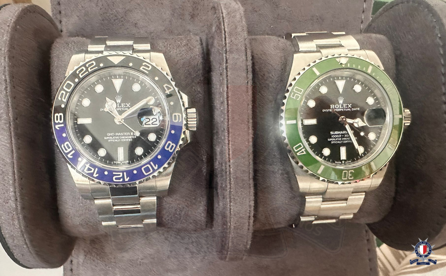 Rolex Watches seized during a police operation against traffickers in a January 2026 operation (Photo: Malta Police)