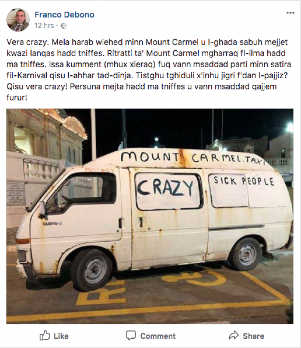 Former PN MP Franco Debono 