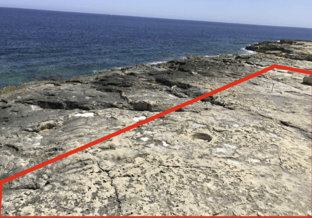 ‘Experimental’ decking on Xghajra’s rocky shore is dropped amid stern warning