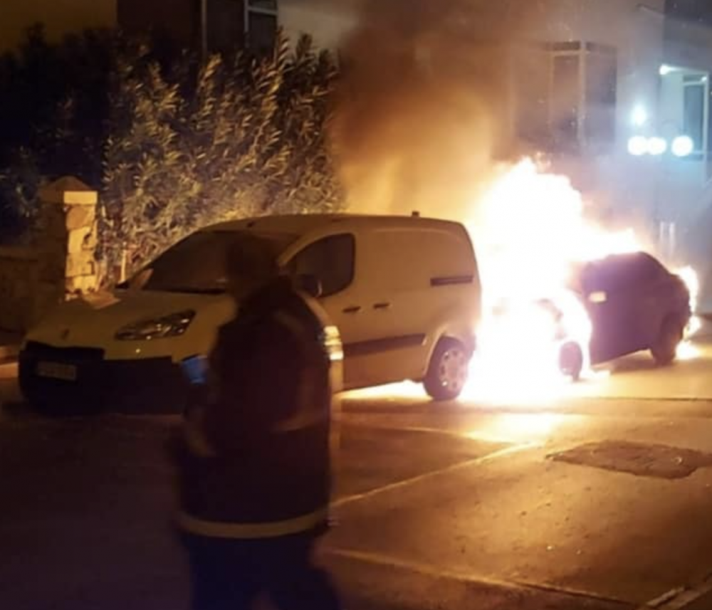 Prison official's car set on fire in Qormi, GWU says
