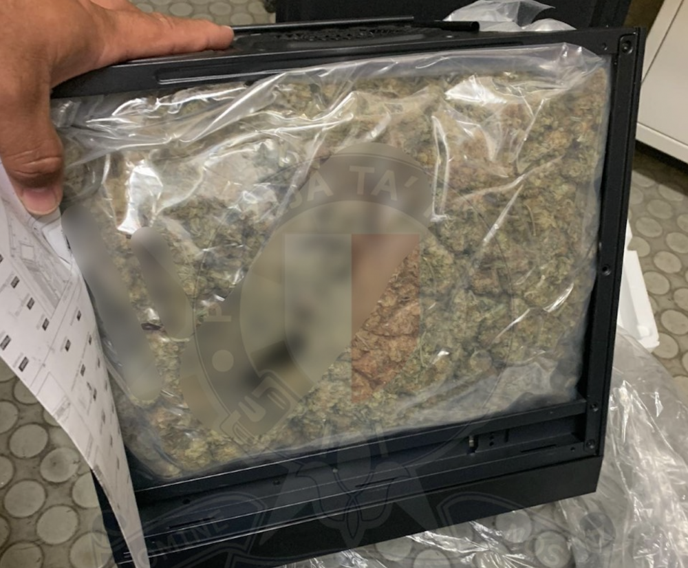 Man arrested after police find nine kilos of cannabis