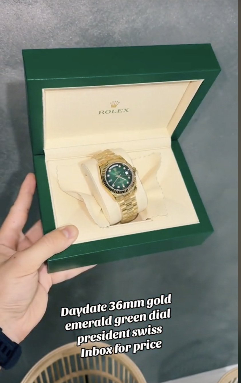 Apart from watches, the accused's TikTok account also features illegal sirens and beacon lights