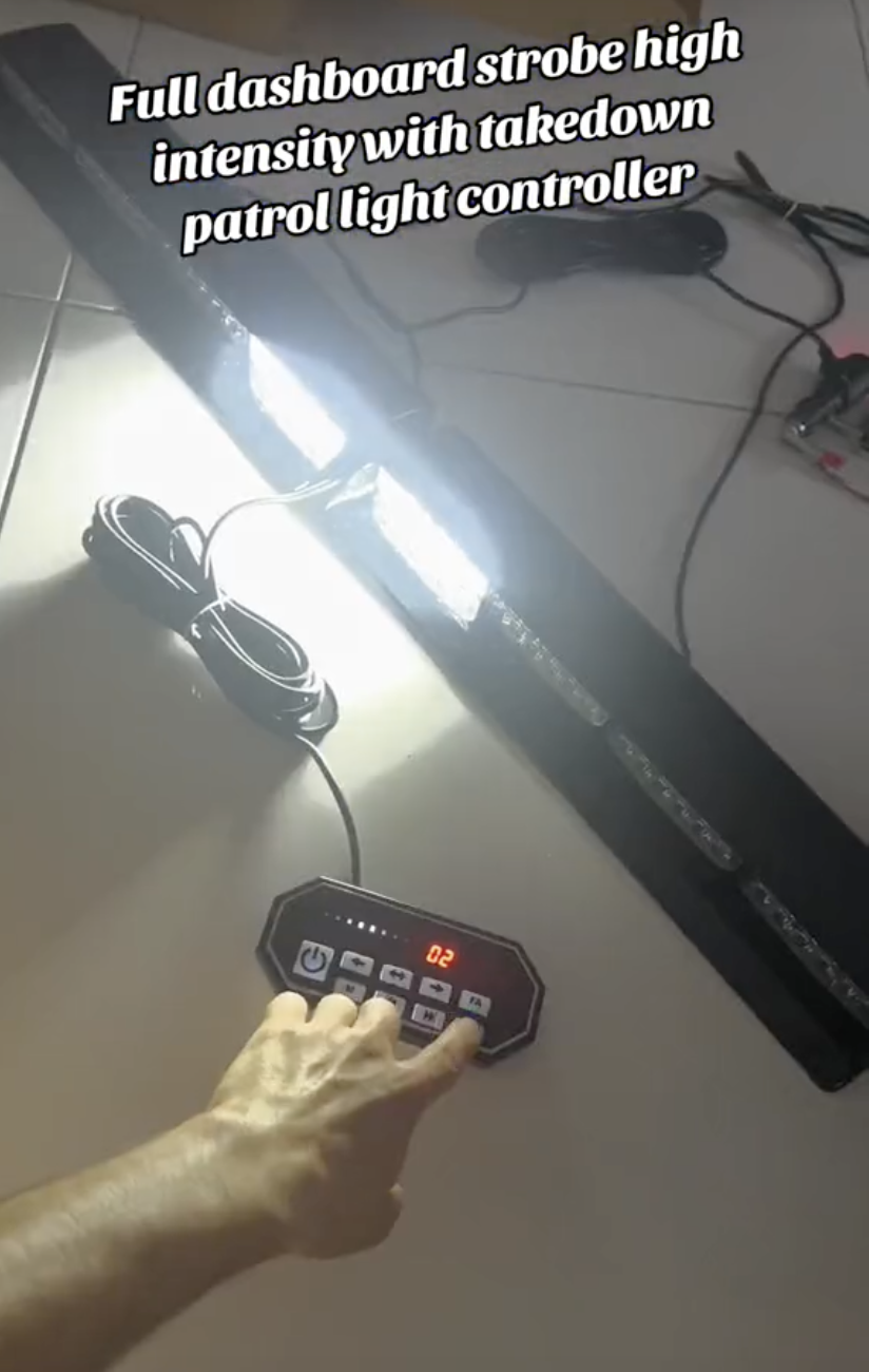 Apart from watches, the accused's TikTok account also features illegal sirens and beacon lights