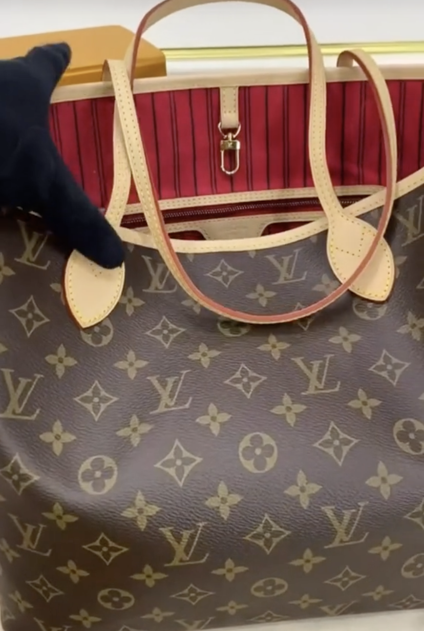 Zammit's TikTok account showcases a number of fake luxury goods