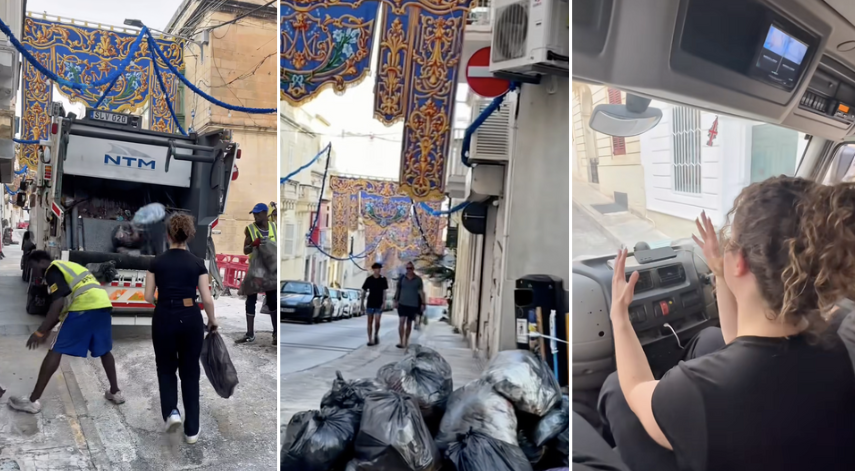 WATCH | Borg Bonello joins garbage collectors to understand Malta’s rubbish situation