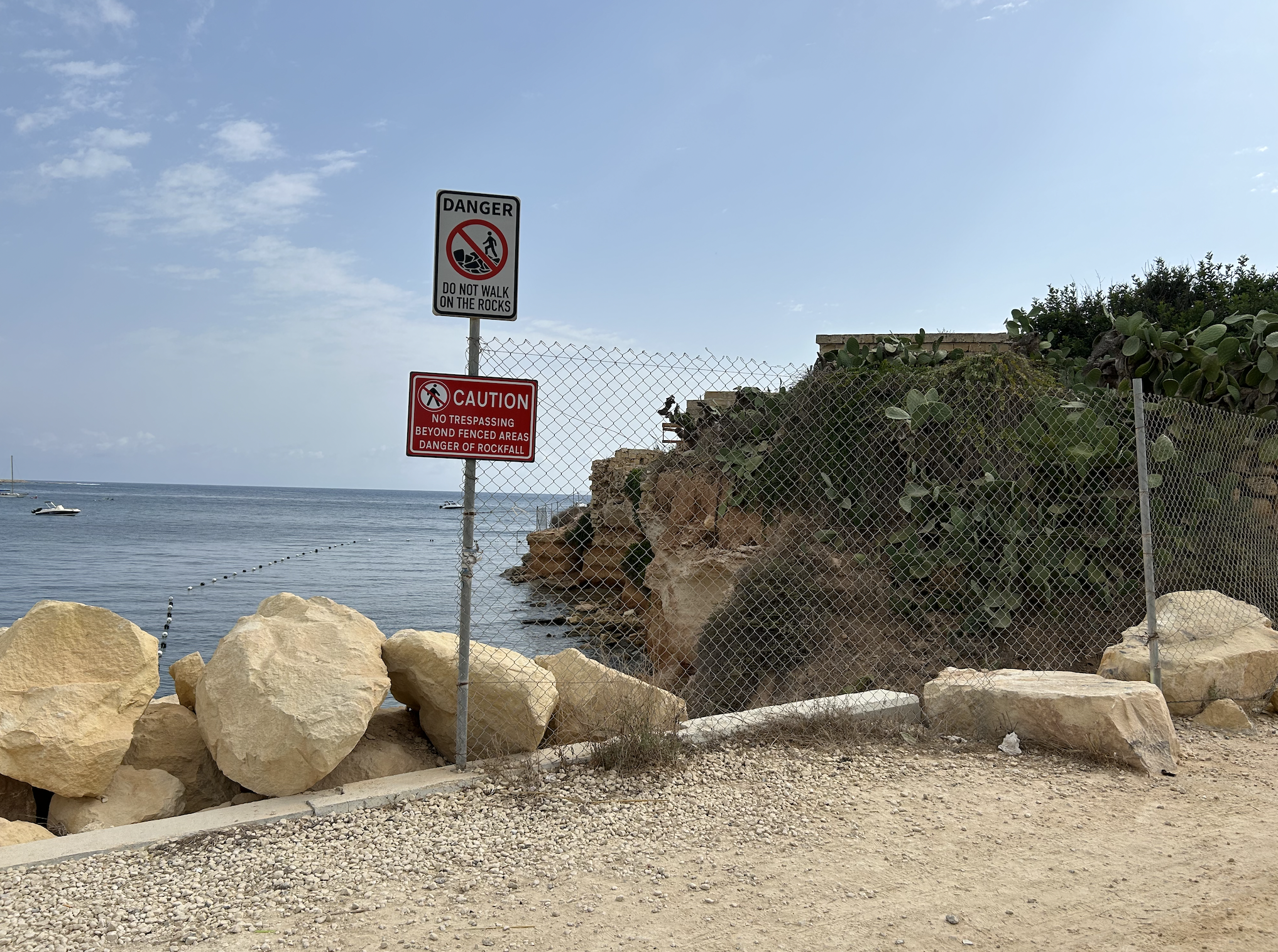 The area where Mirabelle died was closed off after the tragedy, despite previous reports