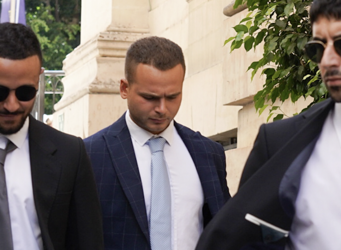 Benjamin Chetcuti walks out of court after being granted bail (Photo: James Bianchi/MaltaToday)